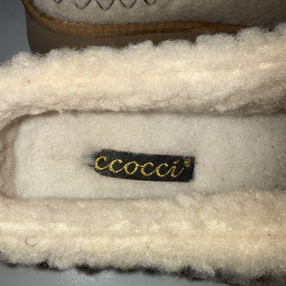 Ccocci Women's Isaac Platform Sherpa Slipper Slide Shoes 41 Like 8-8.5 - Picture 8 of 11